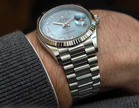 platinum gold rolex|Rolex platinum day date 40.